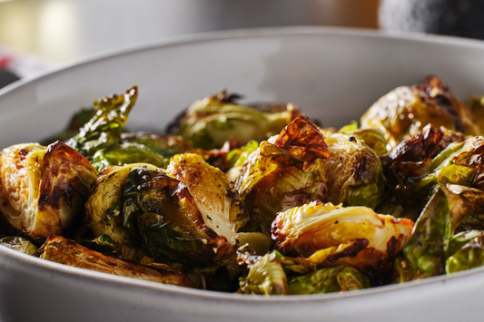 Parmesan Crusted Brussel Sprouts