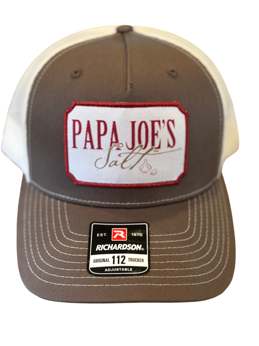 Richardson 112, 5 Panel Trucker Snapback Hat, Chocolate Birch